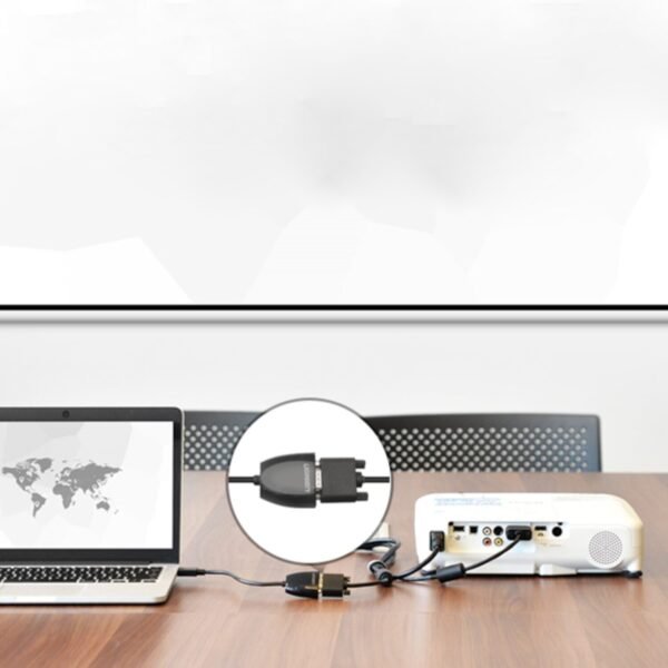 UGREEN HDMI to VGA Converter, 1080p Video Adapter - Black - Image 3