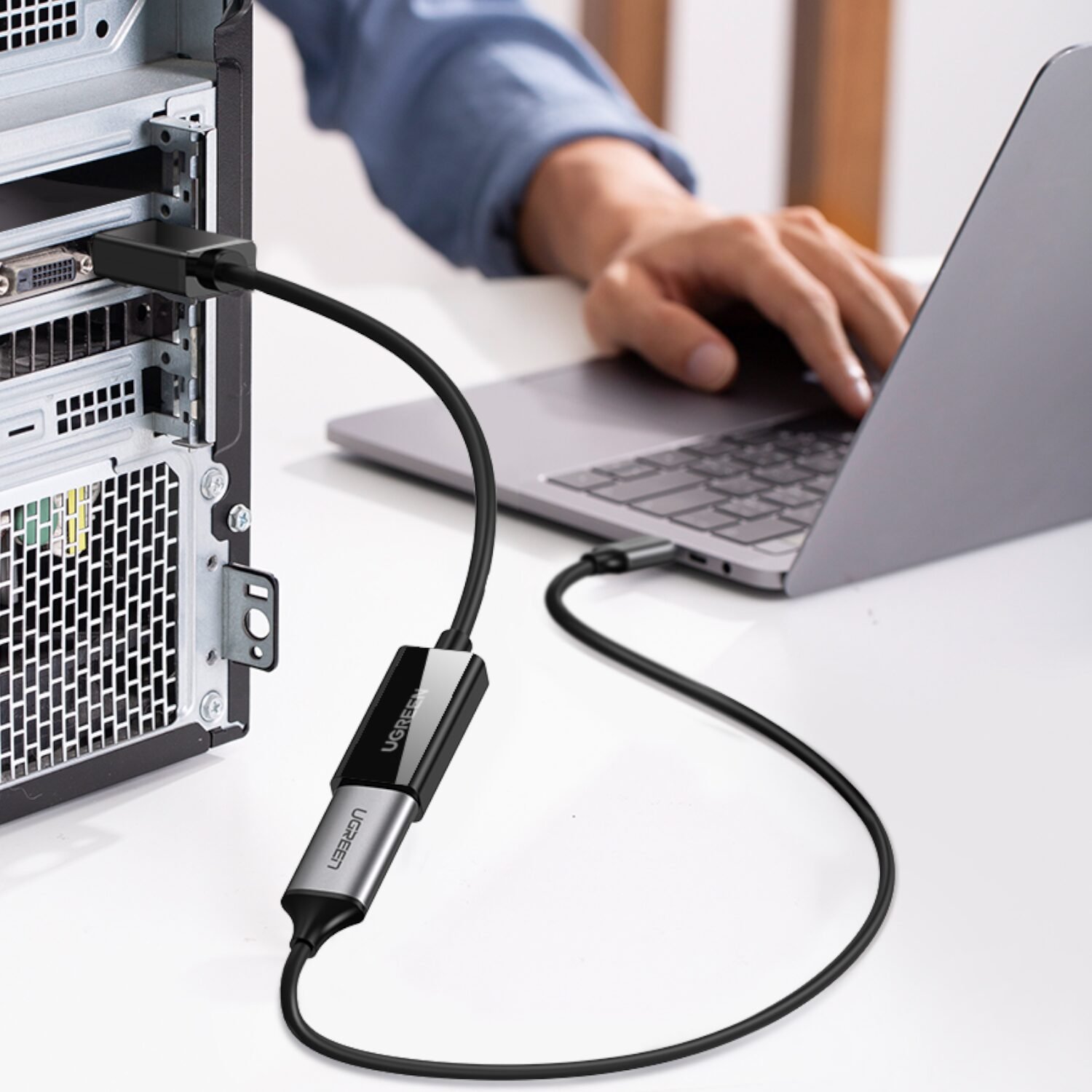 UGREEN DisplayPort to HDMI Adapter – 4K@30Hz, Male to Female Converter - Image 3