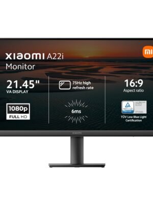 Xiaomi A22i 22" Full HD 1080p VA Monitor (75Hz, 6ms, 16:9, HDMI/DP, Flicker-Free, and VESA Mount)