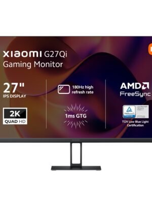Xiaomi G27Qi 27" 2K 1440p IPS Gaming Monitor (180Hz, 1ms, 16:9, HDMI/DP, and AMD FreeSync)