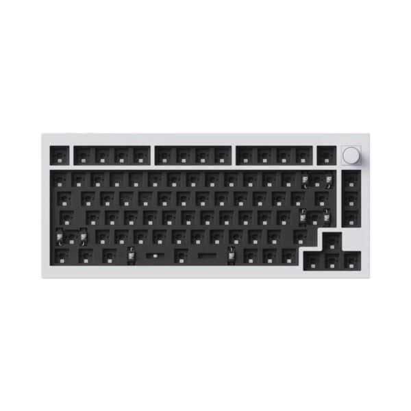 Keychron Q1H-P1 QMK Wireless Custom Keyboard - White - Image 3
