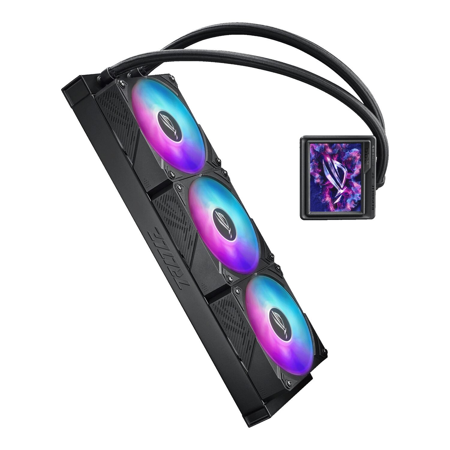 Asus ROG Ryujin III ARGB AIO Liquid Cooler - 3.5" LCD Display - Image 2