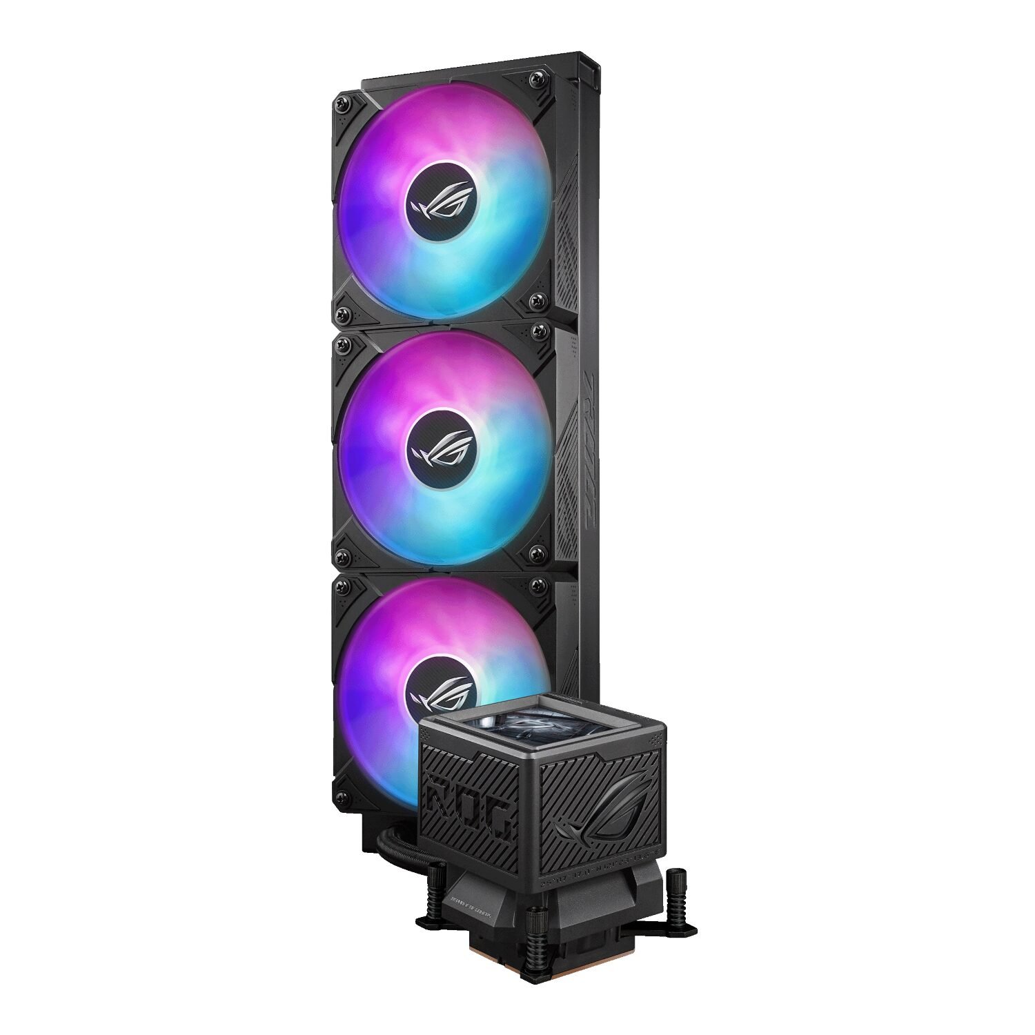 Asus ROG Ryujin III ARGB AIO Liquid Cooler - 3.5" LCD Display - Image 4