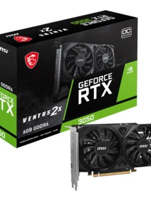 MSI GeForce RTX 3050 VENTUS 2X E 6GB OC Graphics Card