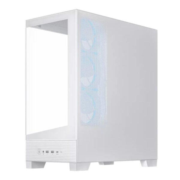 Asus A31 PLUS Mid Tower ATX Chassis - White - Image 4