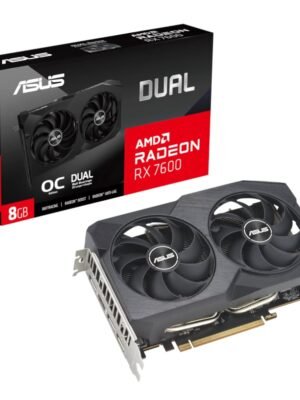 Asus Dual Radeon RX 7600 V2 8GB GDDR6 OC Edition Graphics Card