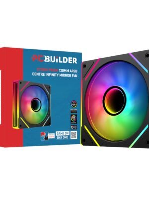 PCBuilder STORM PRISM 120mm ARGB Fan - Black