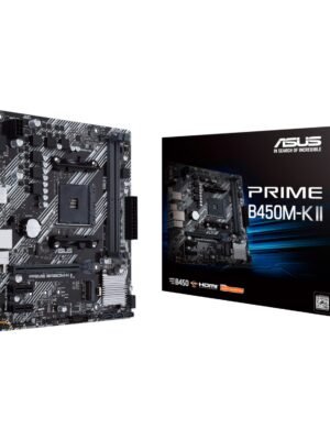 ASUS PRIME B450M-K II mATX Motherboard - AM4, DDR4, HDMI, M.2, USB3.2