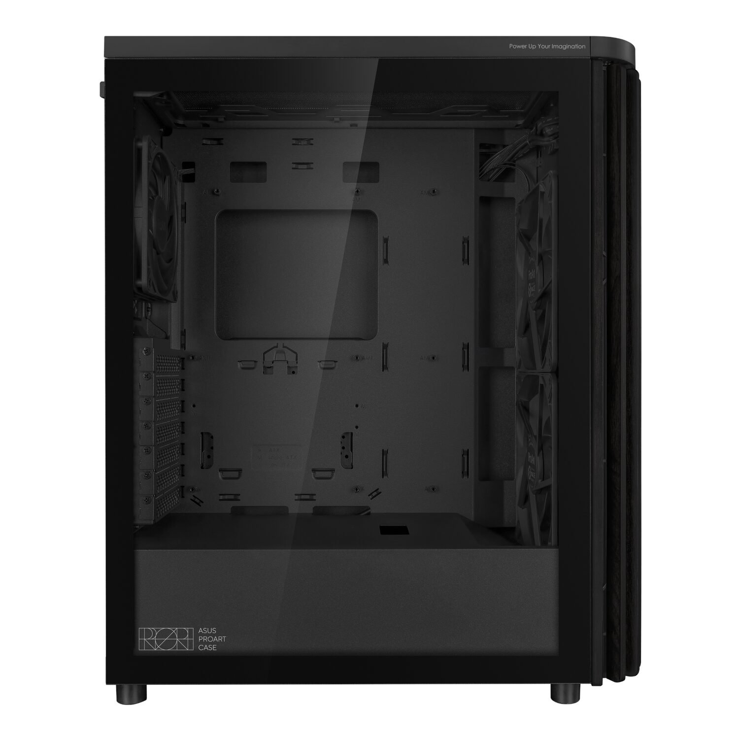 ASUS ProArt PA401 Wood Edition ATX Chassis - Black - Image 4