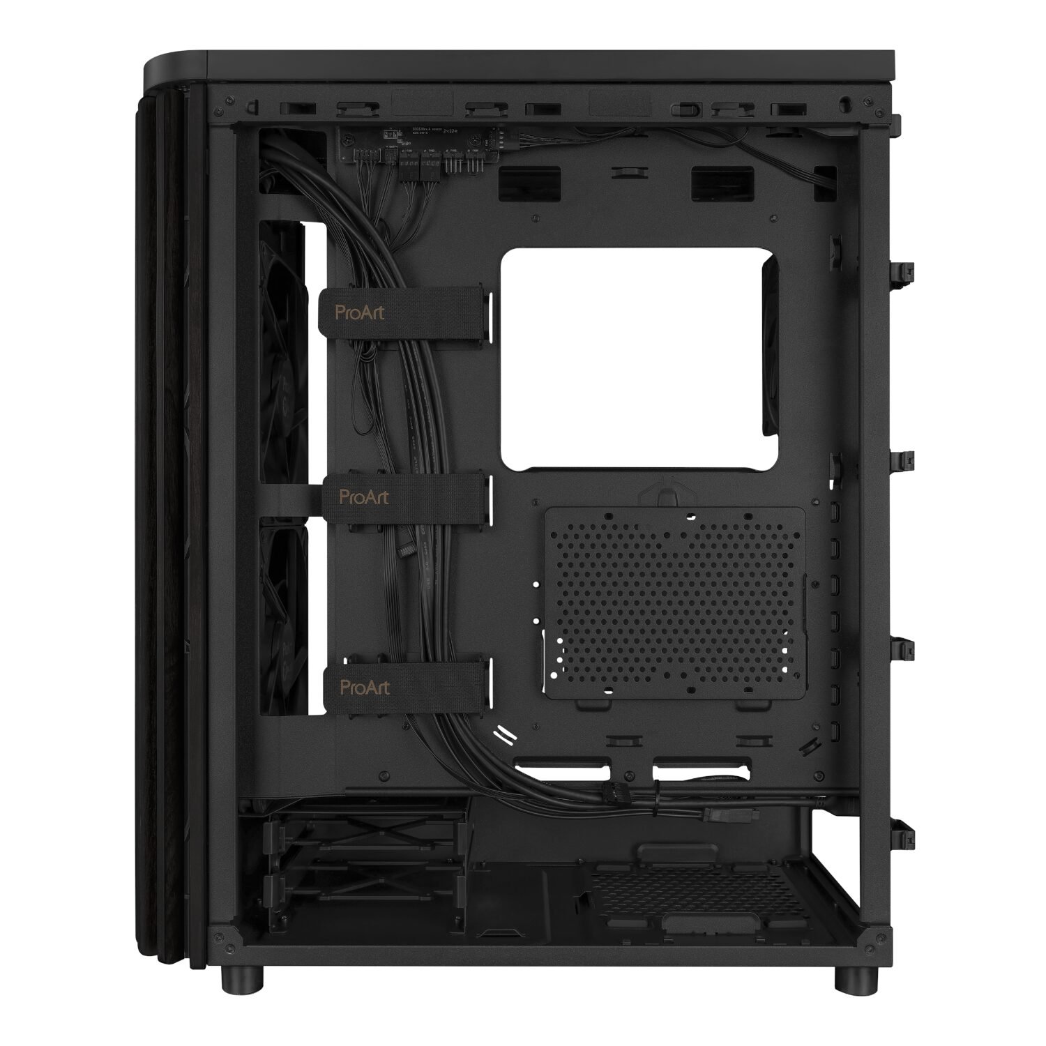 ASUS ProArt PA401 Wood Edition ATX Chassis - Black - Image 7