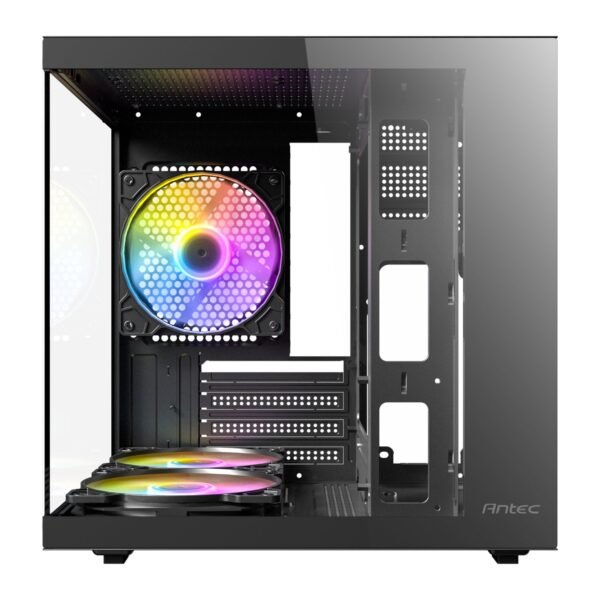 Antec VCX10M RGB Micro-ATX | ITX ARGB Mini -Tower Gaming Chassis - Black - Image 3