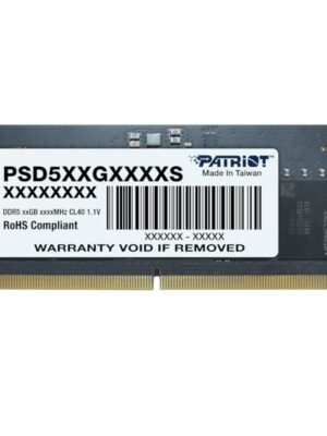 Patriot Signature Line DDR5 8GB 4800MHz Single Rank SODIMM Notebook Memory