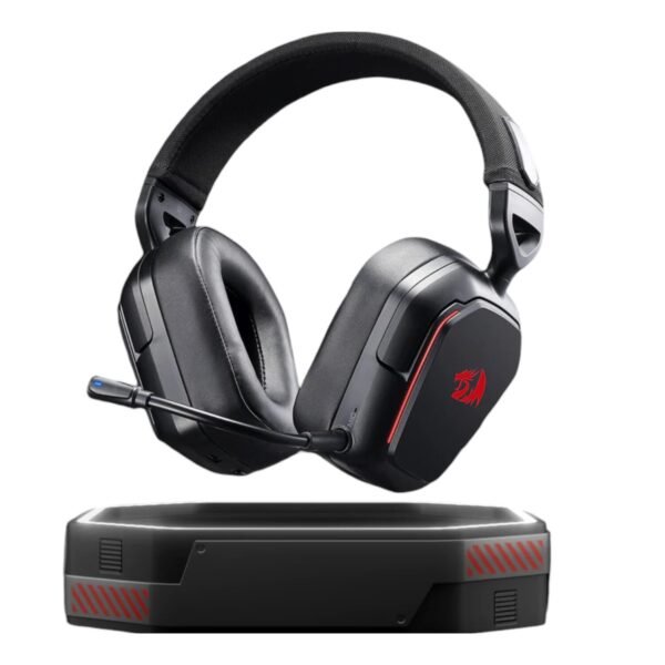 Redragon H868 RGB Wireless Gaming Headset - Black - Image 3