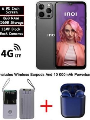 INOI Note 13s 256GB Storage and 8GB RAM Android Smart Phone - Space Grey