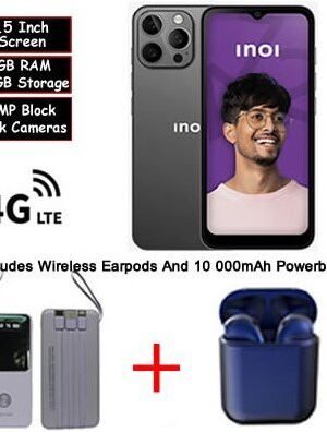 INOI A72 128GB Storage 4GB Memory NFC Android Smart Phone- Space Grey