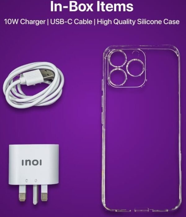 INOI A72 128GB Storage 4GB Memory NFC Android Smart Phone- Space Grey - Image 3
