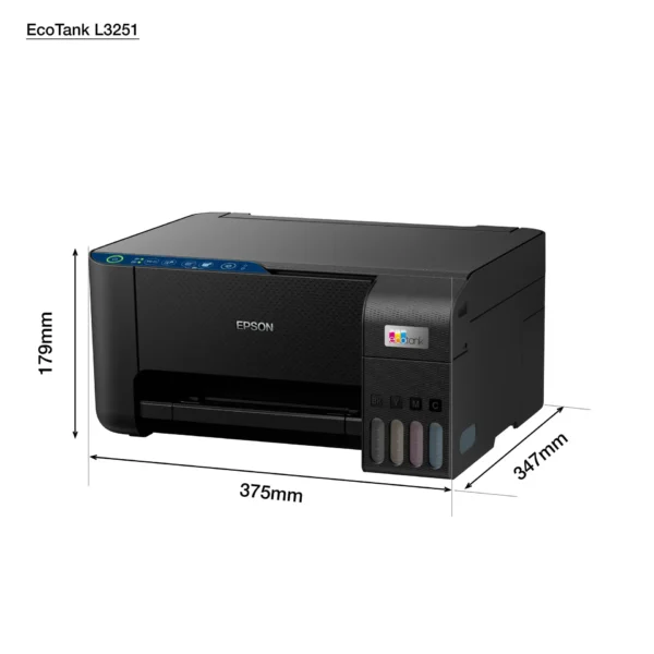 Epson EcoTank L3251 Multifunction 3 in 1 Colour A4 Inkjet - Image 3
