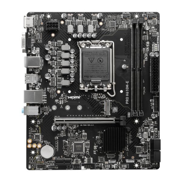 MSI H610M-S PRO Intel LGA1700 M-ATX Motherboard - Image 2