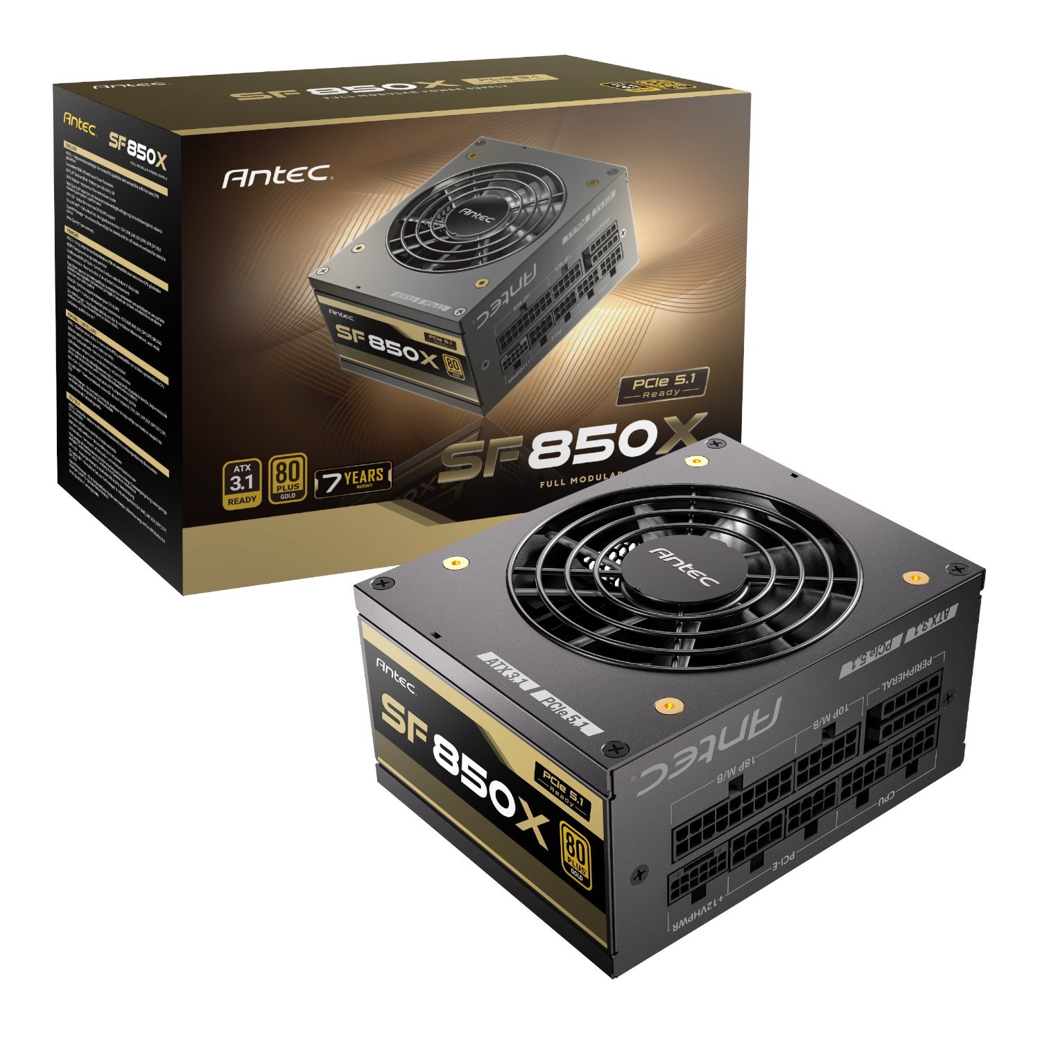 Antec SF850X 80PLUS Gold PCIe 5.1 ATX3.1 Modular Power Supply (Copy) - Image 6