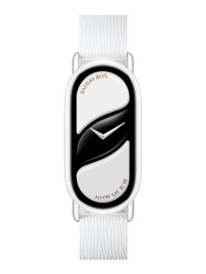 Xiaomi Smart Band 10 Magnetic Kona Leather Strap - Glacier White