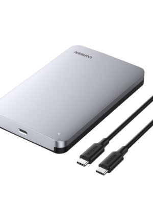 UGreen CM300 2.5 inch USB Type-C Hard Drive Enclosure - Silver