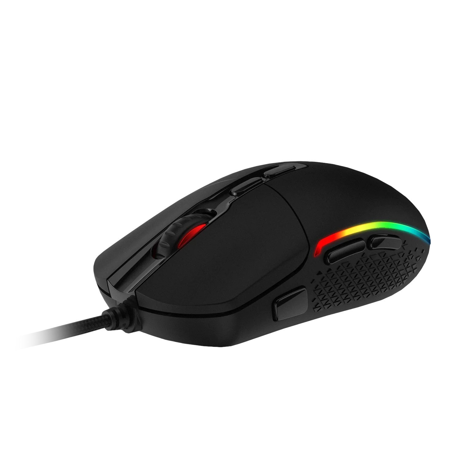 Redragon M719 INVADER RGB 10000 DPI Wired Optical Gaming Mouse - Black - Image 3