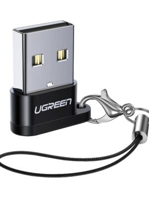 UGREEN USB A Male to USB Type-C Female Adapter (Black)