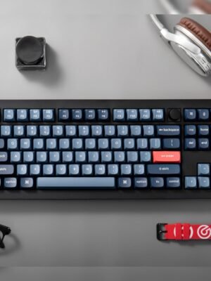 Keychron V3 Max QMK/VIA 80% Wireless Custom Mechanical Keyboard (Banana Switch) – Carbon Black
