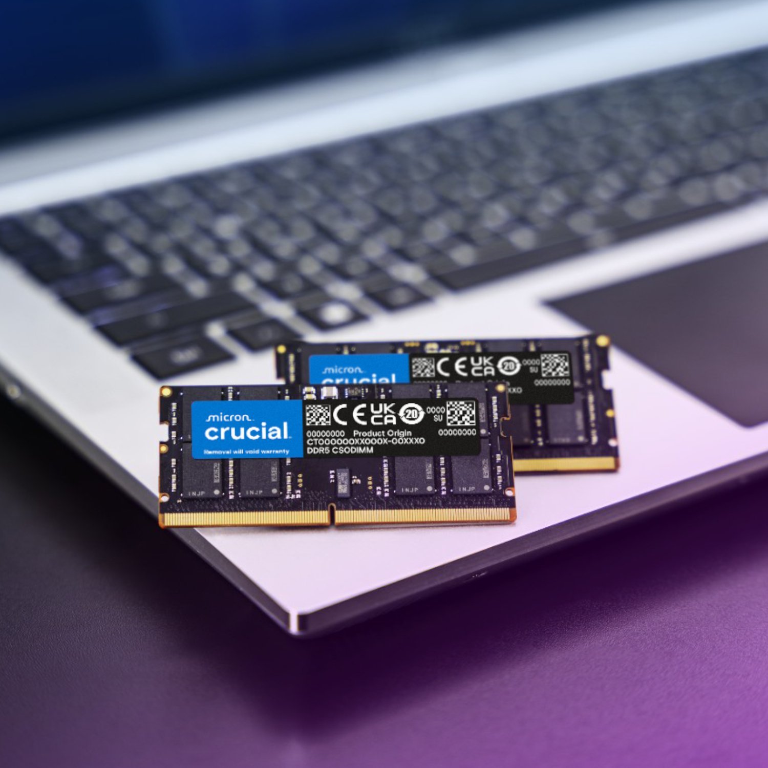 Crucial DDR5-6400 64GB CSODIMM Notebook Memory Kit (2 x 32GB) - Image 4