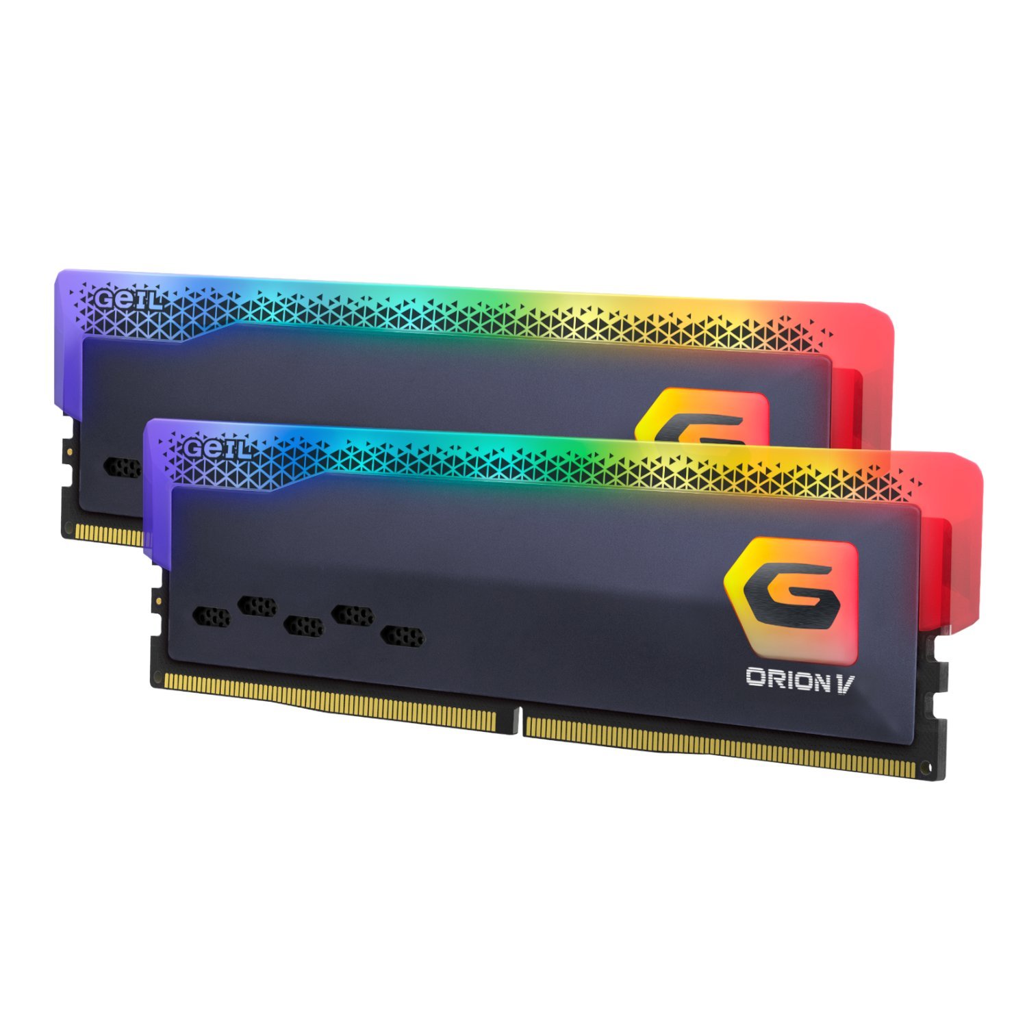 Geil Orion V RGB 32GB 6000MHz DDR5 Desktop Gaming Memory Kit (2 x 16GB) – Grey - Image 3