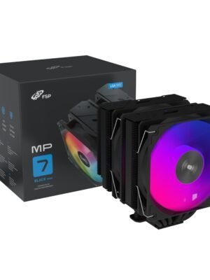 FSP MP7-BA 120mm PWM ARGB CPU Air Cooler - Black
