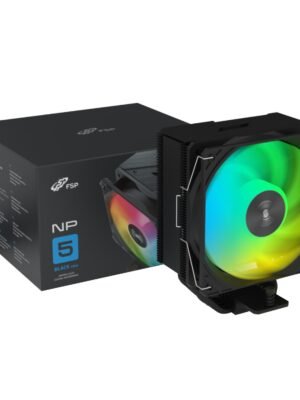 FSP NP5-BA 120mm PWM ARGB CPU Air Cooler – Black