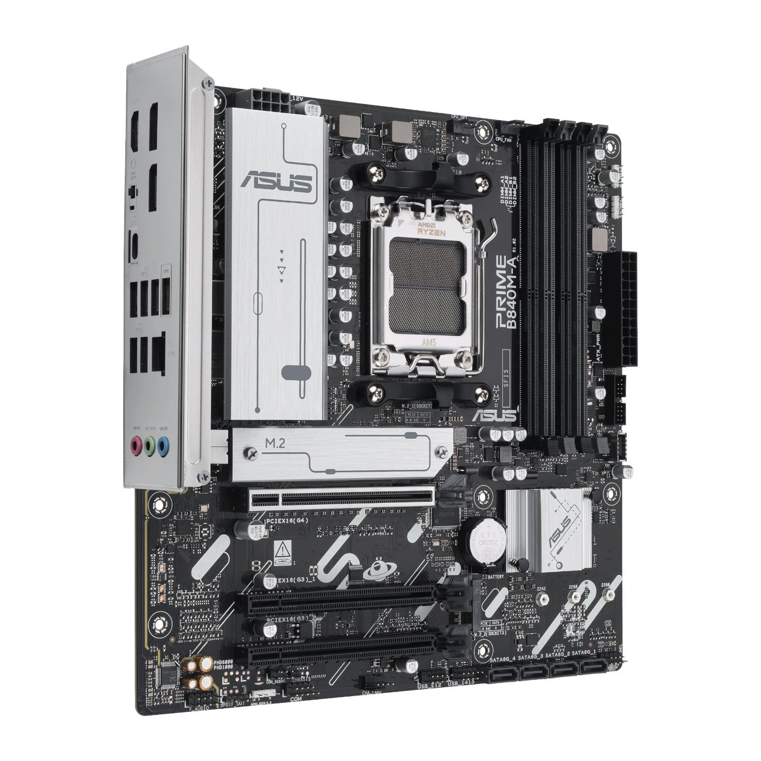 Asus PRIME H840M-A-CSM AM5 Micro ATX Motherboard - Image 3