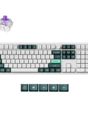 Keychron Q6 HE QMK Full-size Wireless Custom Mechanical Keyboard (Nebula Switch) – Shell White