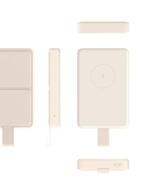 Xiaomi 6000mAh Magnetic Power Bank-Tan