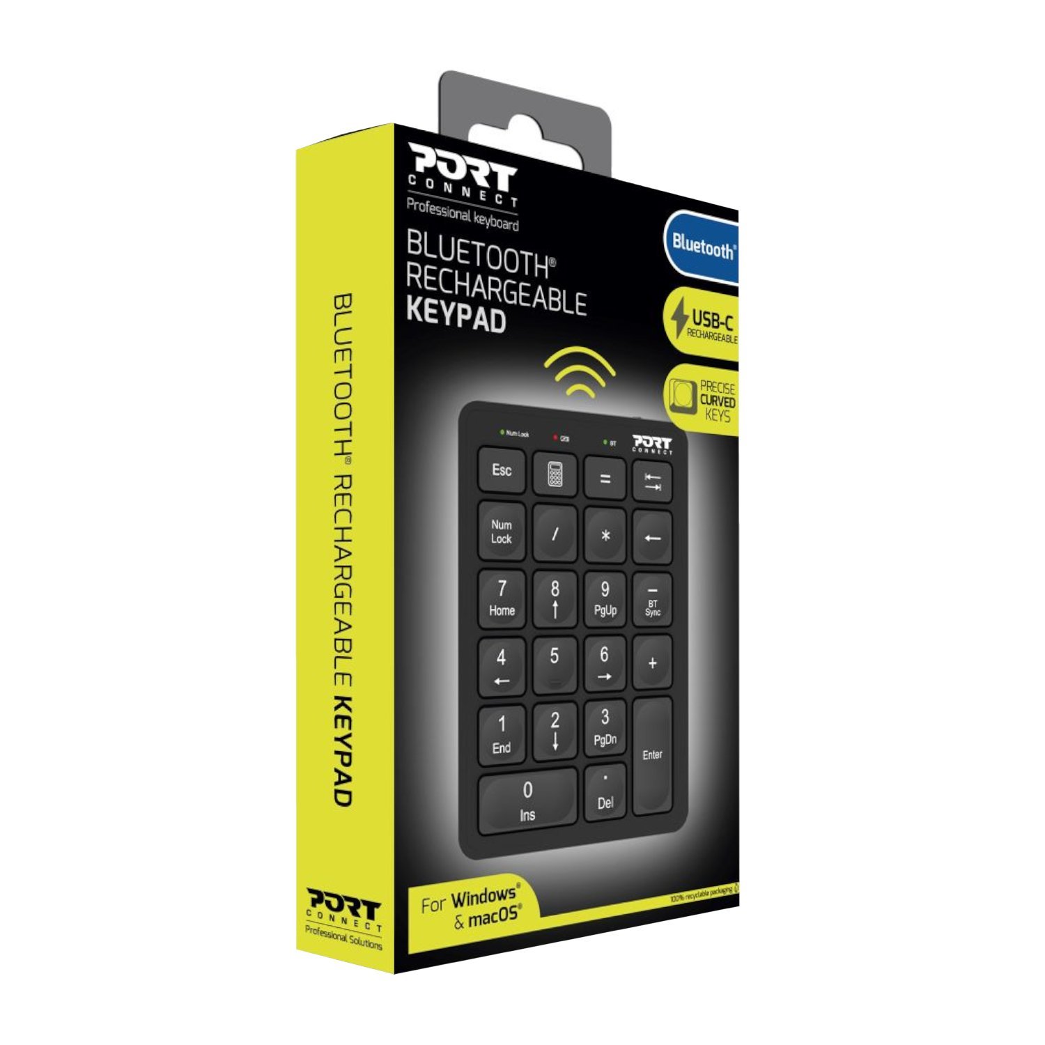 Port Connect Bluetooth Rechargeable Keypad - Image 6