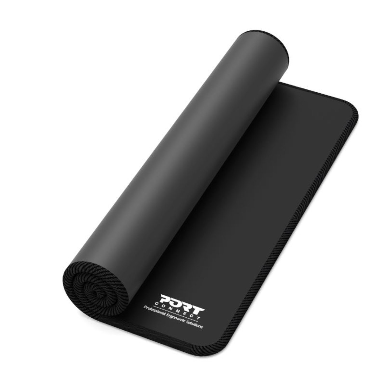 Port Connect Professional Desk Pad - Black (300 x 700mm) - Image 3