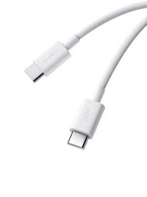 Xiaomi 3A Braided USB Type-C to USB Type-C Cable 1M - White