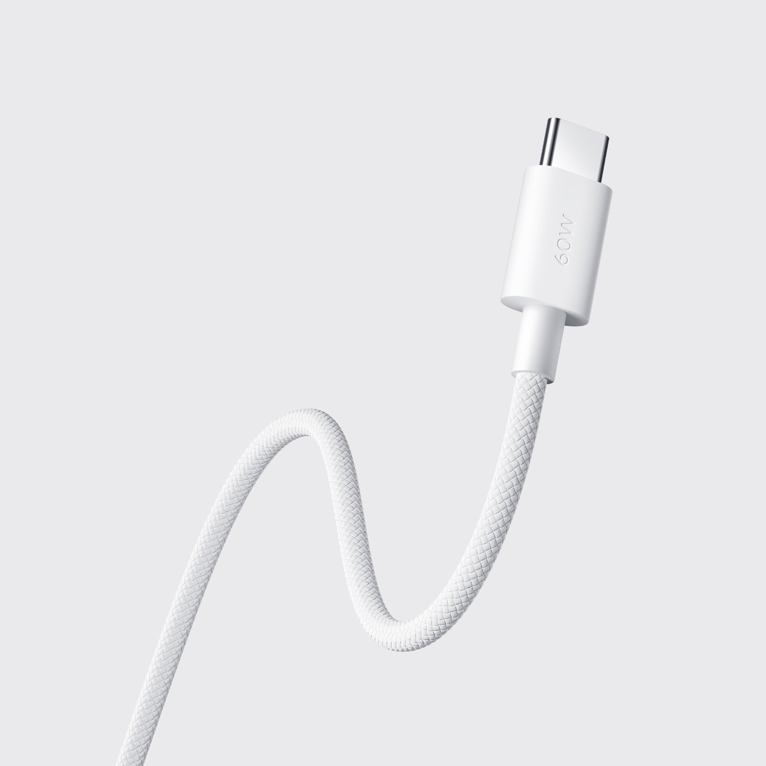 Xiaomi 3A Braided USB Type-C to USB Type-C Cable 1M - White - Image 4
