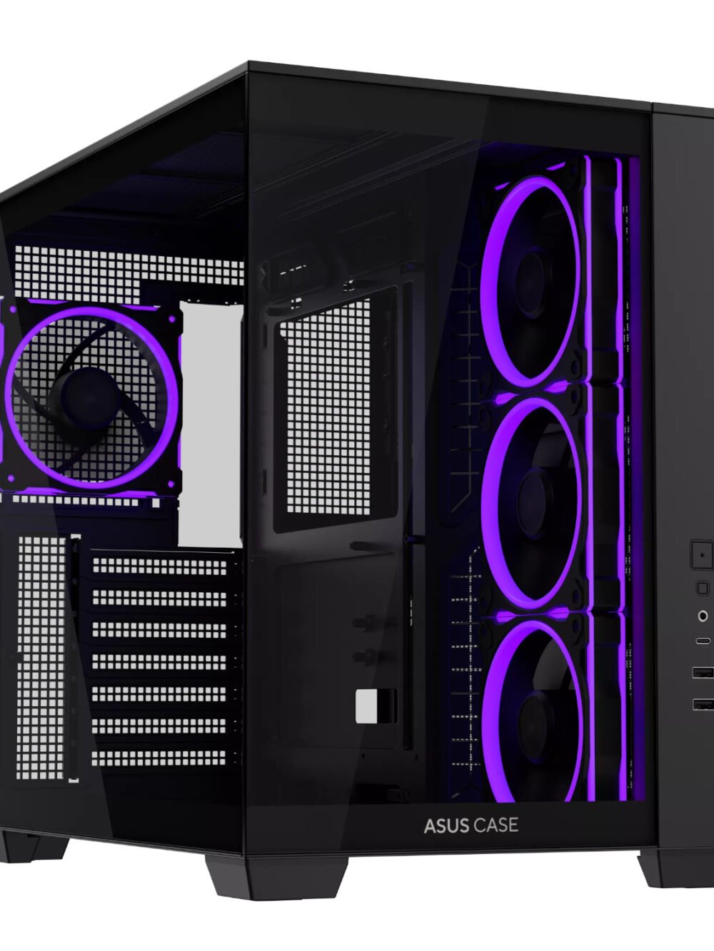 Asus A32 PLUS ARGB ATX Gaming Chassis – Black