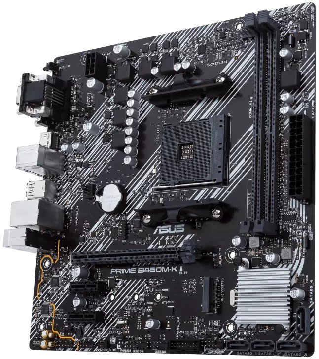 Asus Prime B450M-K II AMD Socket AM4 Micro ATX Motherboard - Image 4