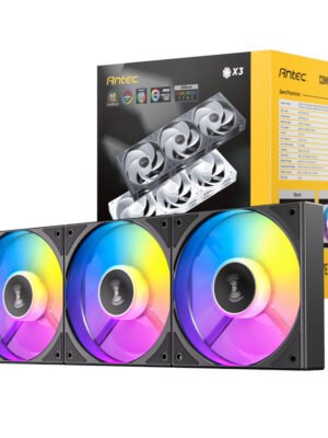 Antec Connect 120 Reverse ARGB PWM Fan 3 Pack - Black