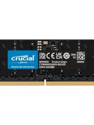 Crucial 8GB 5600MHz DDR5 SODIMM Notebook Memory