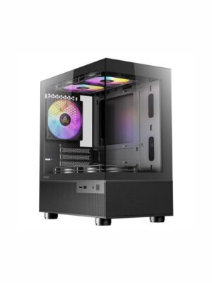 Antec CX200M Elite Micro-ATX | ITX RGB Mini-Tower Gaming Chassis - Black