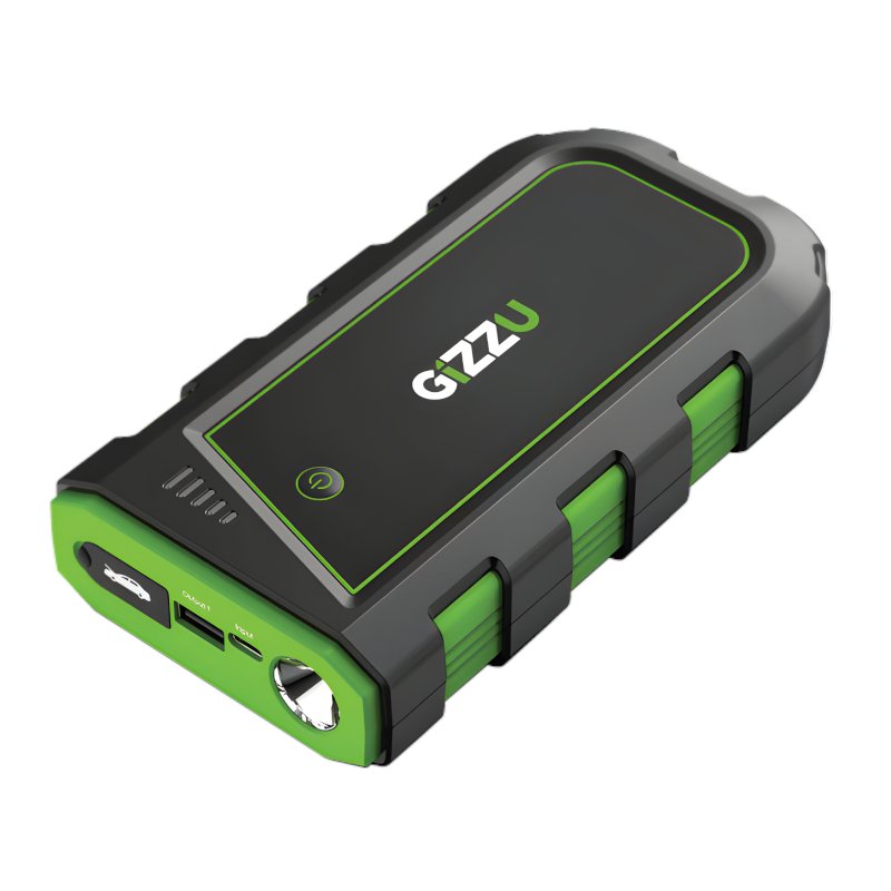 GIZZU 2000A Jump Starter 16000mAh - Black - Image 2