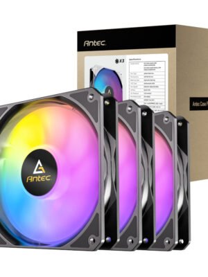Antec P12 ARGB 120 PWM Case Fan 3 Pack - Black