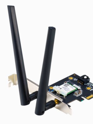 ASUS  Wi-Fi 7 Tri-Band PCIe Wireless Adapter with Bluetooth 5.4 – Black