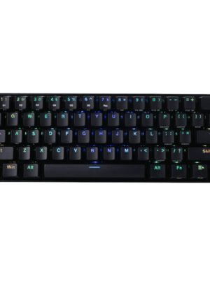 REDRAGON DRACONIC PRO Mechanical 61 Key|Bluetooth 5.0|RGB 9 Colour Modes|Rechargable Battery|Type-C Charging Cable Gaming Keyboard - Black