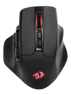 REDRAGON Aatrox Wireless 6200DP RGB MMO Gaming Mouse - Black