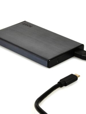 Port Connect 2.5" USB-C External HDD Enclosure Black